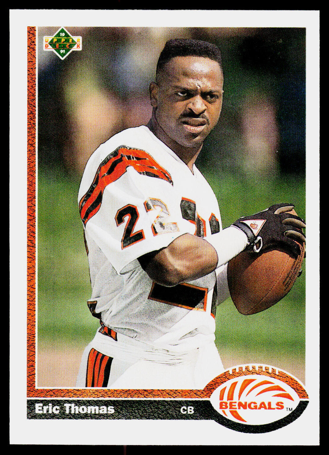 Eric Thomas, 1991 Upper Deck, #688, Cincinnati Bengals,