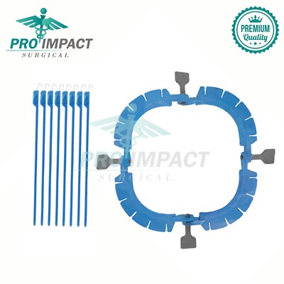 Lone Star Veterinary Retractor Ring With 8 Hooks Reusable Surgical Instrument