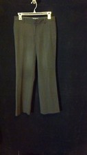 Banana Republic Martin Fit Womens Striped Black Wool Pants Size 2 30W x 30I