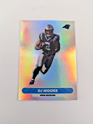 DJ Moore FOIL Carolina Panthers 2022 NFL Sticker & Card Collection #461 ...