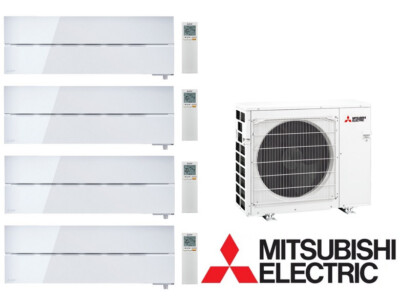 Mitsubishi Klimaanlage Multi Split Diamond 4 x MSZ-LN18VG2 W + MXZ-4F72VF