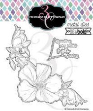 Colorado Craft Co METAL CUTTING DIE  - HIBISCUS LOVE