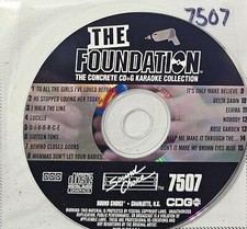 SC7507   FOUNDATION 1 SOUND CHOICE KARAOKE CDG lot k