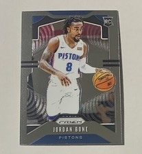 2019-20 Panini Prizm Jordan Bone RC #291 Detroit Pistons