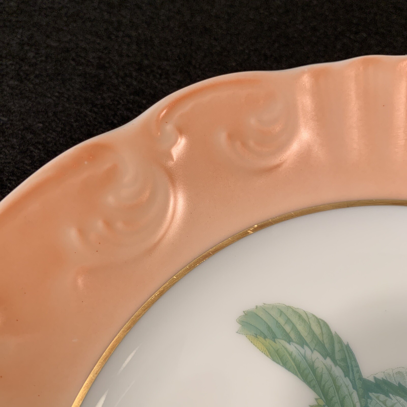 Mottahedeh Vista Alegre Summer Fruit 2 Sets Dessert Plate with Cup