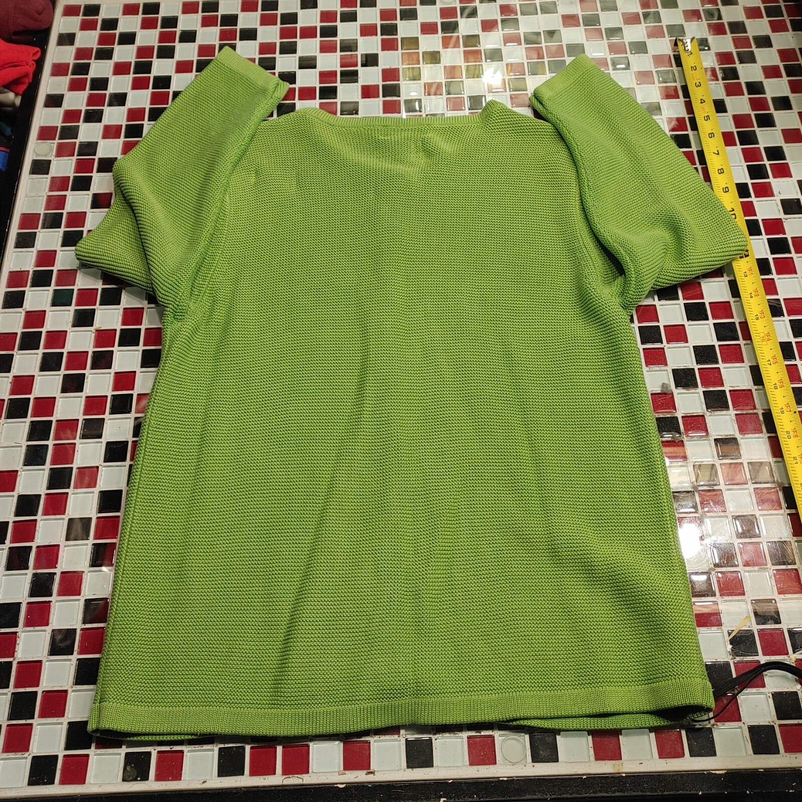 Pendleton Womens Green Button Up THICK BLOUSE Tex… - image 6