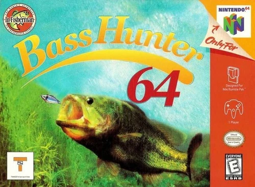 Bass Hunter 64 N64 Great Condition Fast Shipping