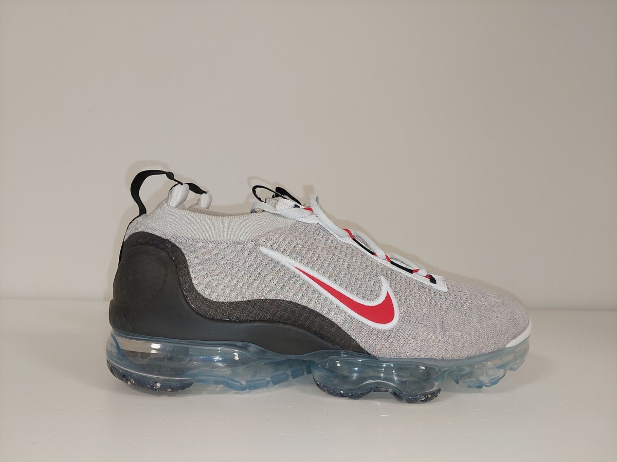 Nike Air VaporMax 2021 FK Light Bone University Red DH4085-003 Men’s Size 9.5 US Nike Air VaporMax 2021 FK Light Bone University Red DH4085  main image 3