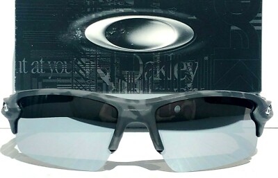 NEW* Oakley FLAK 2.0 Black CAMO w POLARIZED Galaxy Chrome Mirror