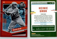 Heinie Groh 2023 Donruss Red Holo Holofoil #169 /2023 Giants