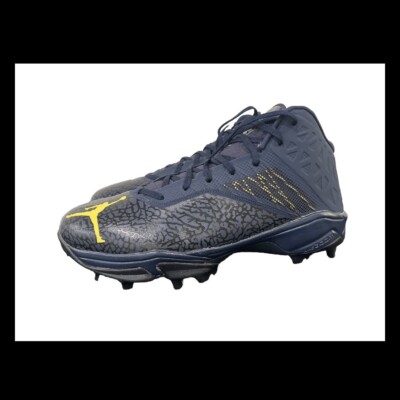 Size 16 Michigan PE Air Jordan Nike Zoom Code Elite 3/4 Shark Football Cleats