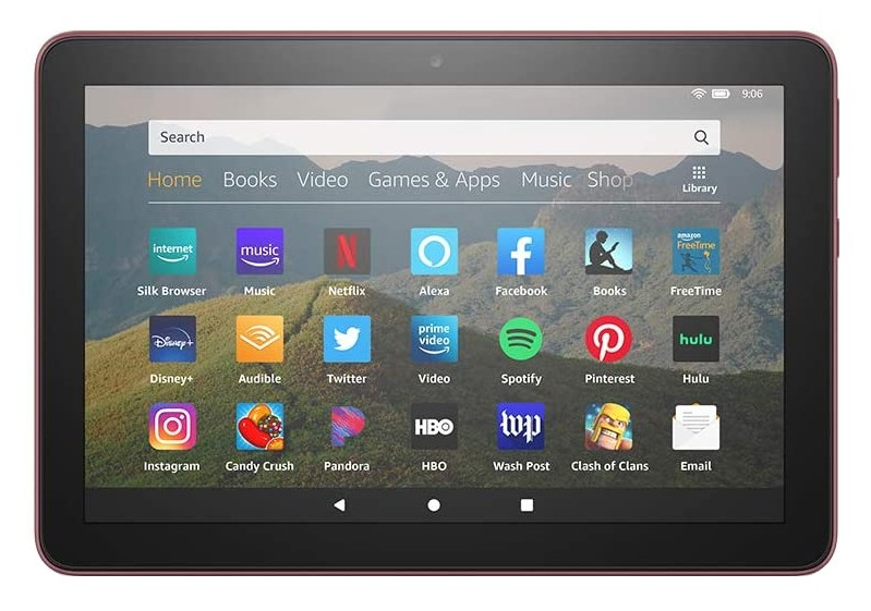 Amazon Fire HD 8 (10th Generation) 32GB, Wi-Fi, 8in - Plum (with