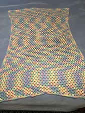 Vintage Crochet Baby Blanket Tote 5
