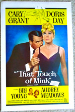 1962 That Touch Of Mink Original Movie Poster Linen 27x41 Doris Day Cary Grant