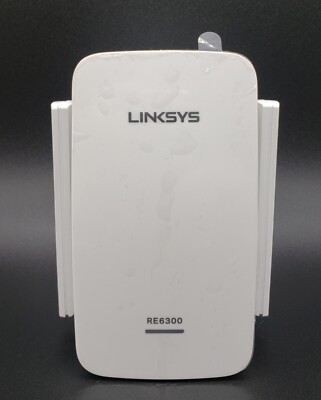 Linksys AC750 Boost Dual-Band Wi-Fi Gigabit Range Extender Repeater RE6300 