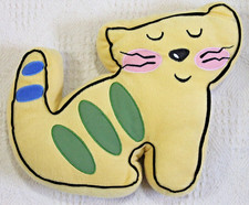 Cute Cat Pillow Plush Flat Shaped 14 x 12 x 3.75