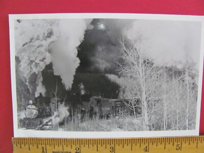 RIO GRANDE SOUTHERN RAILROAD NG LOCOMOTIVE #346 PHOTO 1940S STOCK TRAIN ...