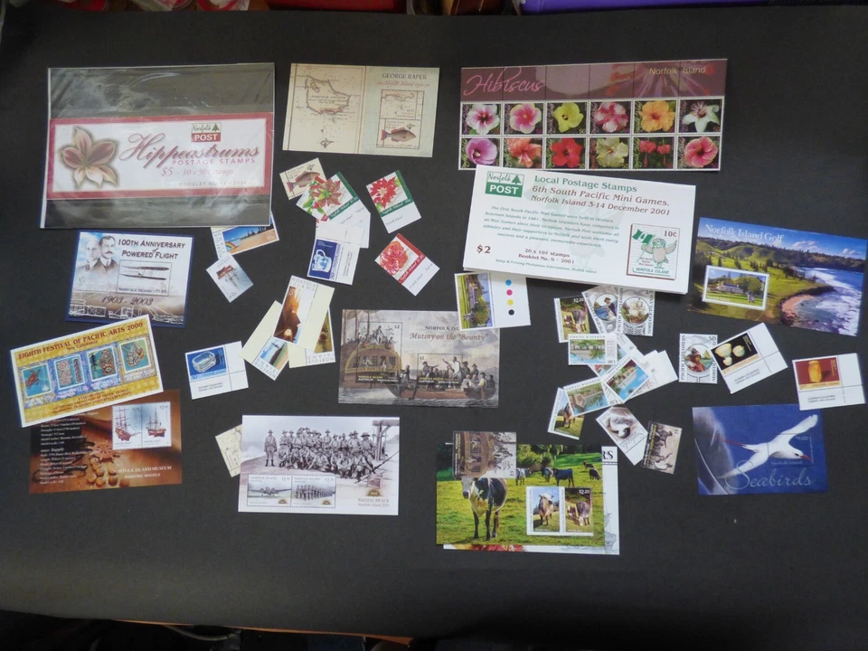 Norfolk Island Stamp Collection Lot Mint Never Hinged MNH FV Face Value - Image 4 of 4