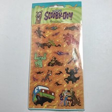 Scooby Doo Stickers Sealed Cartoon Network - 2 Sheets - Sandylion 1996
