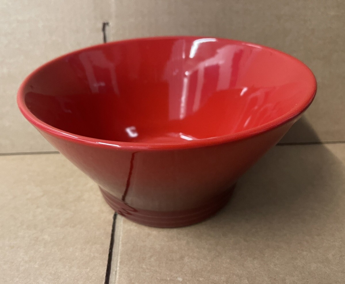 Le Creuset 19cm Stoneware Kobe Noodle Bowl -Cerise (NEW) | eBay