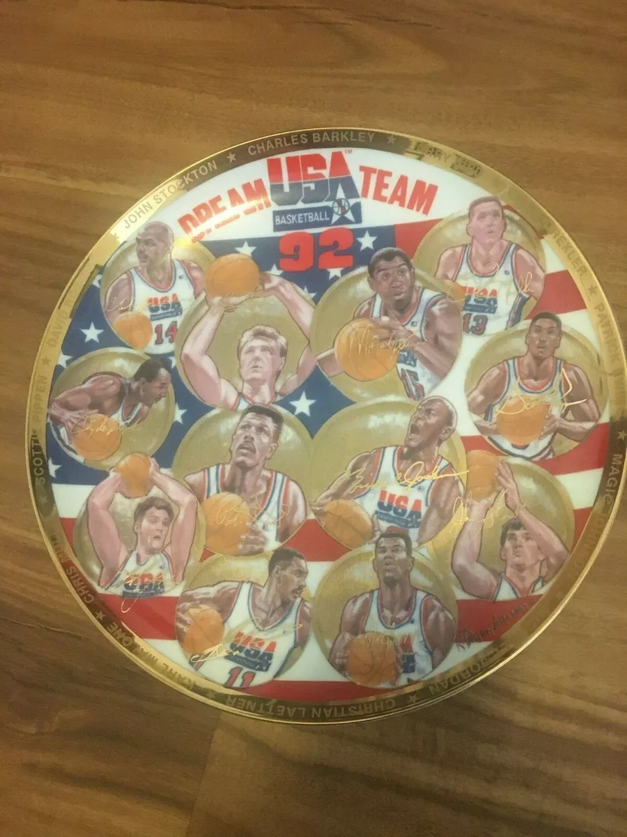 Sports Impressions *DREAM TEAM 1992* Basketball Gold Ltd Ed Signature Plate