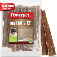 Beef Taffy Esophagus GULLET  12" 100% Natural Chews for Dogs-BRC CERTIFIED