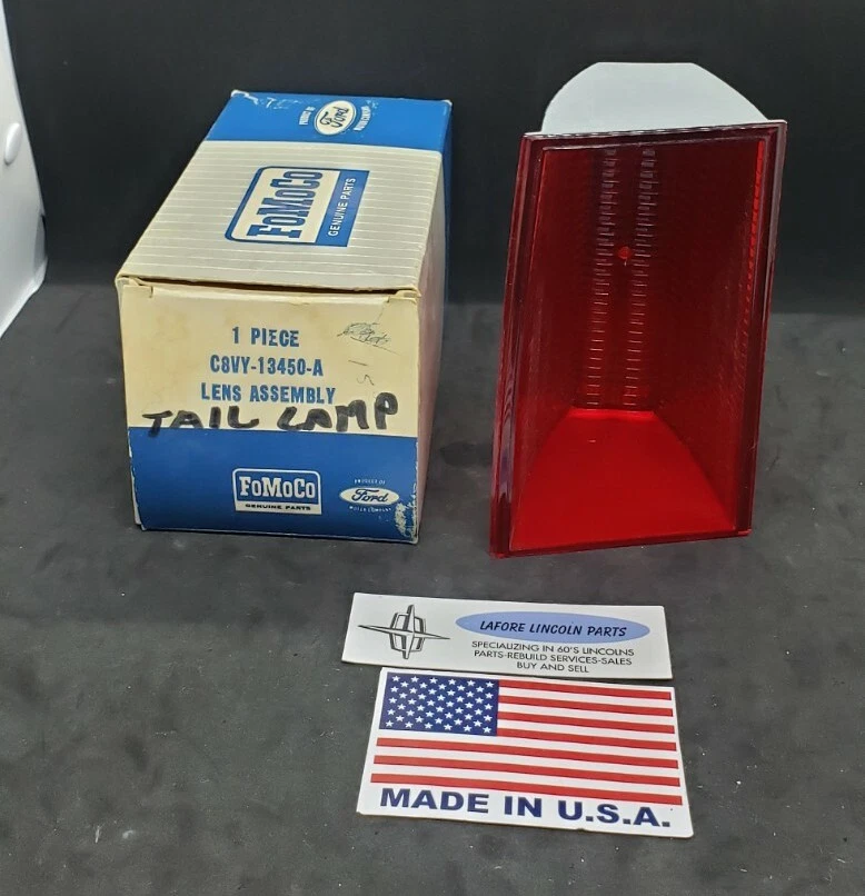 Lincoln 1968 luz trasera continental lente lateral derecha C8vy-13450-A nos Foto 4 de 4
