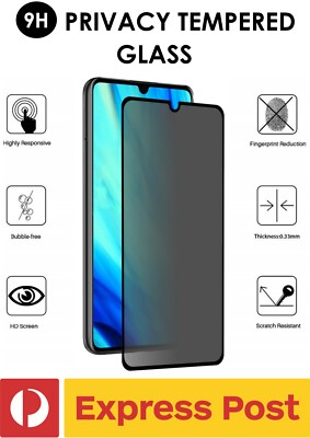 Huawei P30 Lite Privacy Tempered Glass Screen Protector Anti-Spy 9H Premium 