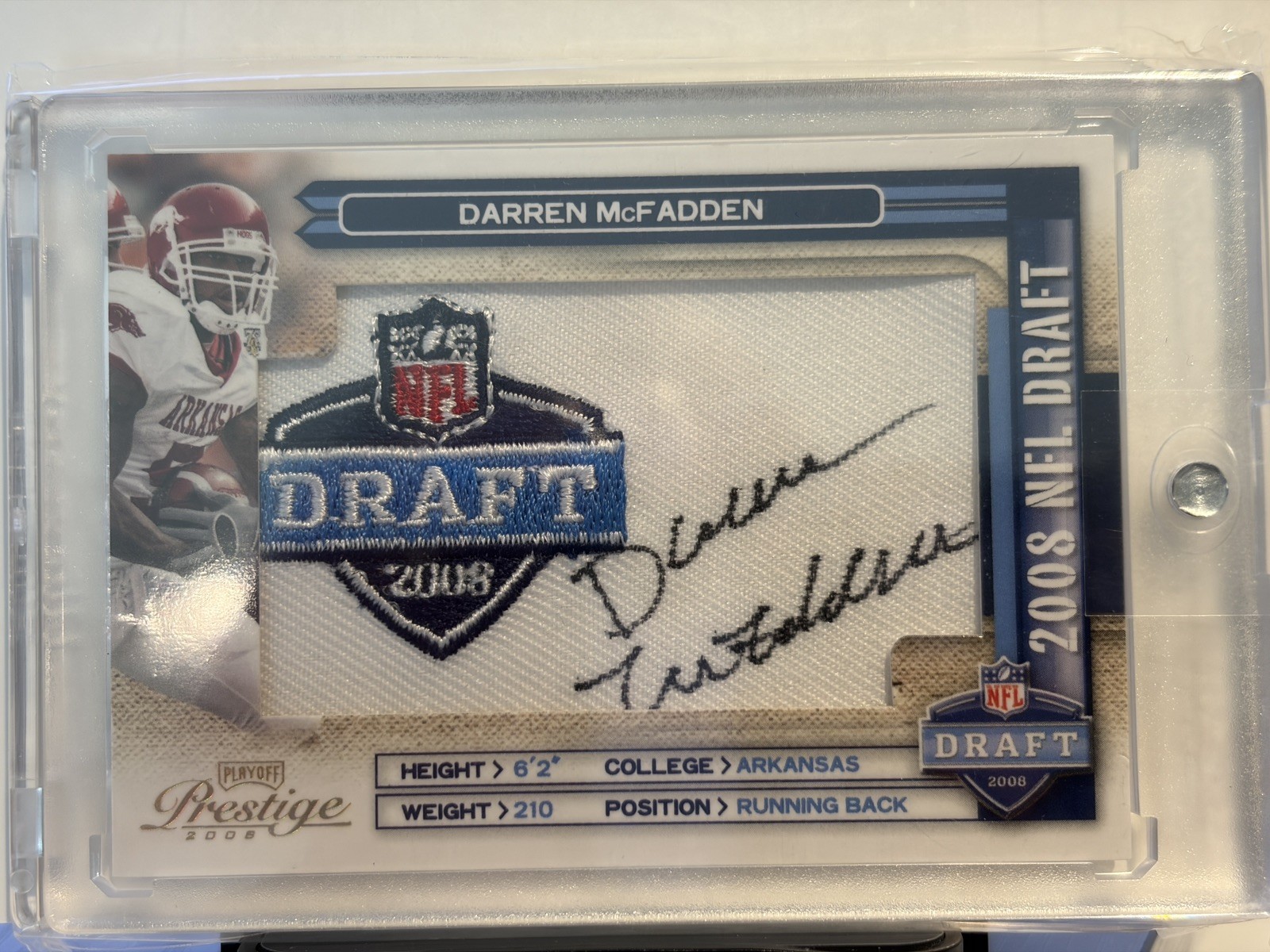Darren McFadden Playoff Prestige NFL Draft #4 Signatures