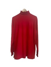 Vintage Polo Ralph Lauren Long Sleeve Mock Turtle Neck 100 Cotton Men  s L USA