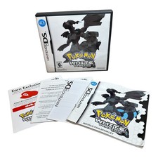 Nintendo DS Pokemon White Version Game CASE  MANUAL ONLY  NO GAME INCLUDED