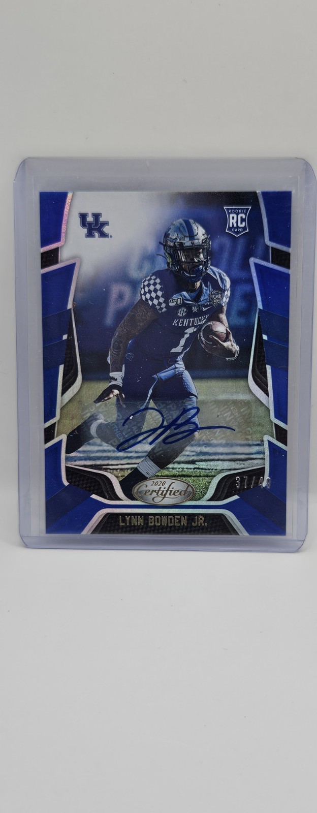 Lynn Bowden Jr. Panini Chronicles Draft Picks Certified Rookies #9 Mirror Gold