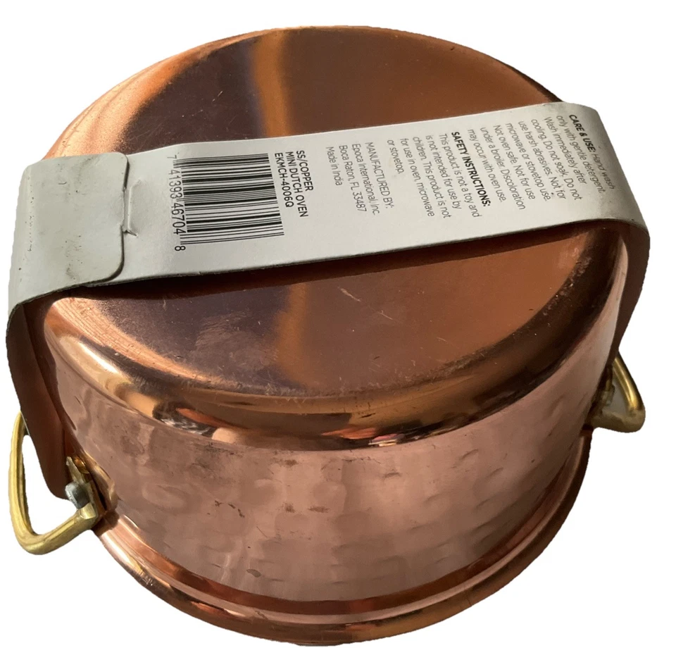 ECOLUTION MINI DUTCH OVEN 5”💛🧡Stainless Steel💛🧡 - Image 2 of 4