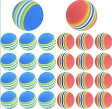 26 Pcs Sponge Practice Golf Balls Training Balls, Rainbow Soft Foam Golf Ball