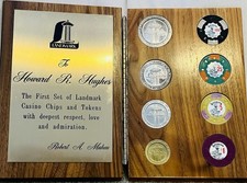 1967 Landmark Casino Chip Set To Howard Hughes From Robert Maheu Unique Museum