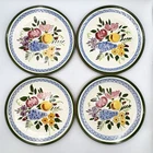 Stangl Pottery Fruit and Flowers Salad Plates 8” Set of 4 Read