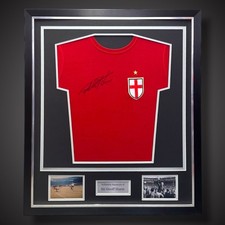 Sir Geoff Hurst Deluxe  Framed Hand Signed England 1966 Shirt With  COA &pound;299