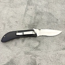 CRKT B.U.L.L. Folding Knife 6572 – Black Handle Clip READ DESCRIPTION
