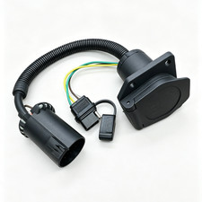7 Way Trailer Wiring Harness 4 Way Flat Plug For Chevy Silverado 1500 2500 3500 7 Way Trailer Wiring Harness 4 Way Flat Plug For Chevy Silverado 1500 2500 3500