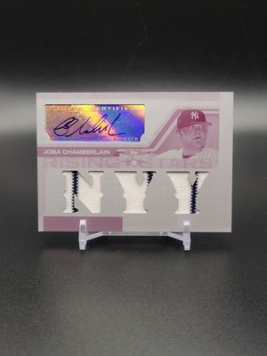 2008 Topps Triple Threads Joba Chamberlain White Whale 1/1 #175 Yankees *READ*
