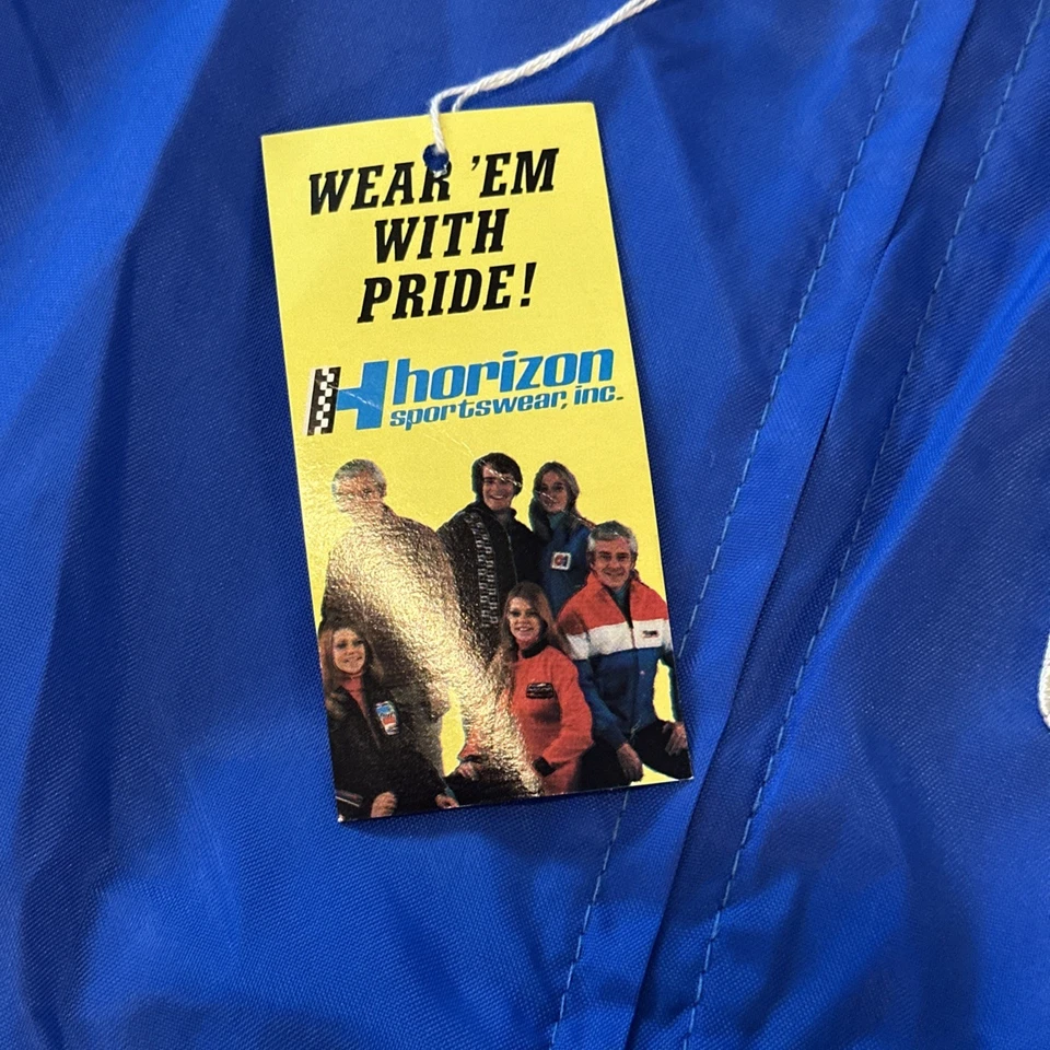 Chaqueta cortavientos vintage de los años 70 GM AC Delco Pit Jacket nueva con etiquetas nos Foto 4 de 4