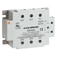 Crydom D53tp50c-10 Solid State Relay, 3 Phase, Saddle Clamp, Screw, Panel, Scr