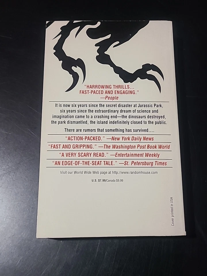 The Lost World by Michael Crichton (1995) * Paperback - RARE - SPECIAL EDITION - Image 2 of 3