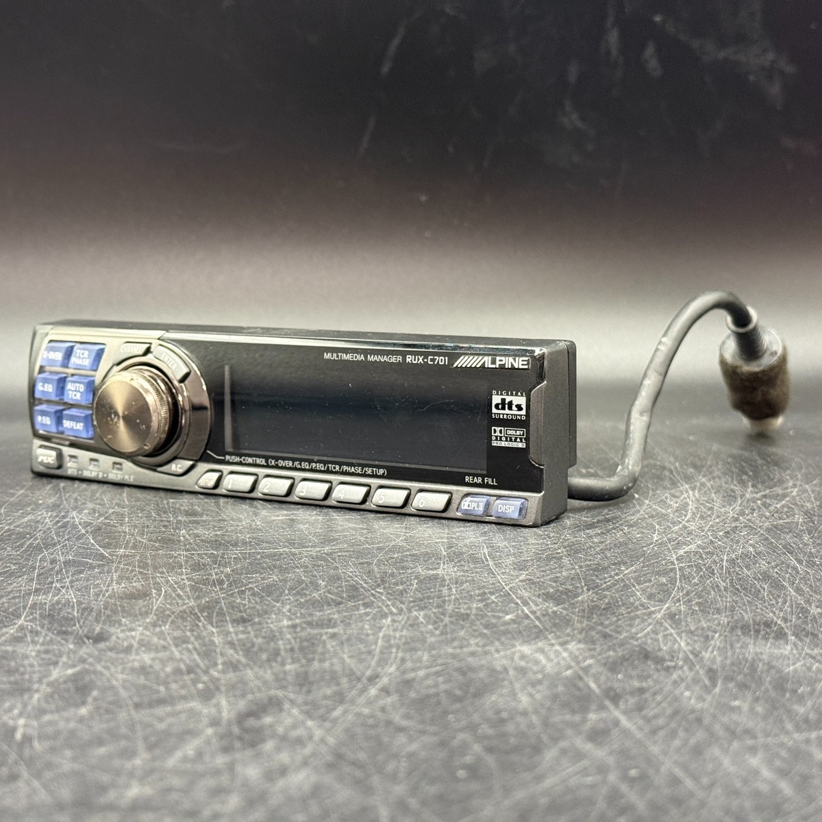 Alpine RUX-C701 PXA-H701 Digital Sound Processor DSP Set Car Audio