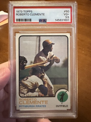 Topps 1973 Topps Roberto Clemente #50 Pittsburgh Pirates PSA 3.5 🔥🔥