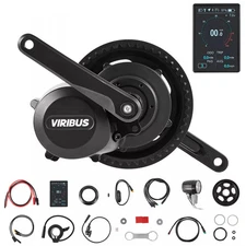 36V 250W/48V 750W Ebike Conversion Kit  Mid Drive Kit 68-73mm Motor DIY