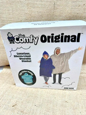 THE COMFY Original Hoodie Oversized Microfiber Sherpa Wearable Blanket-Teal