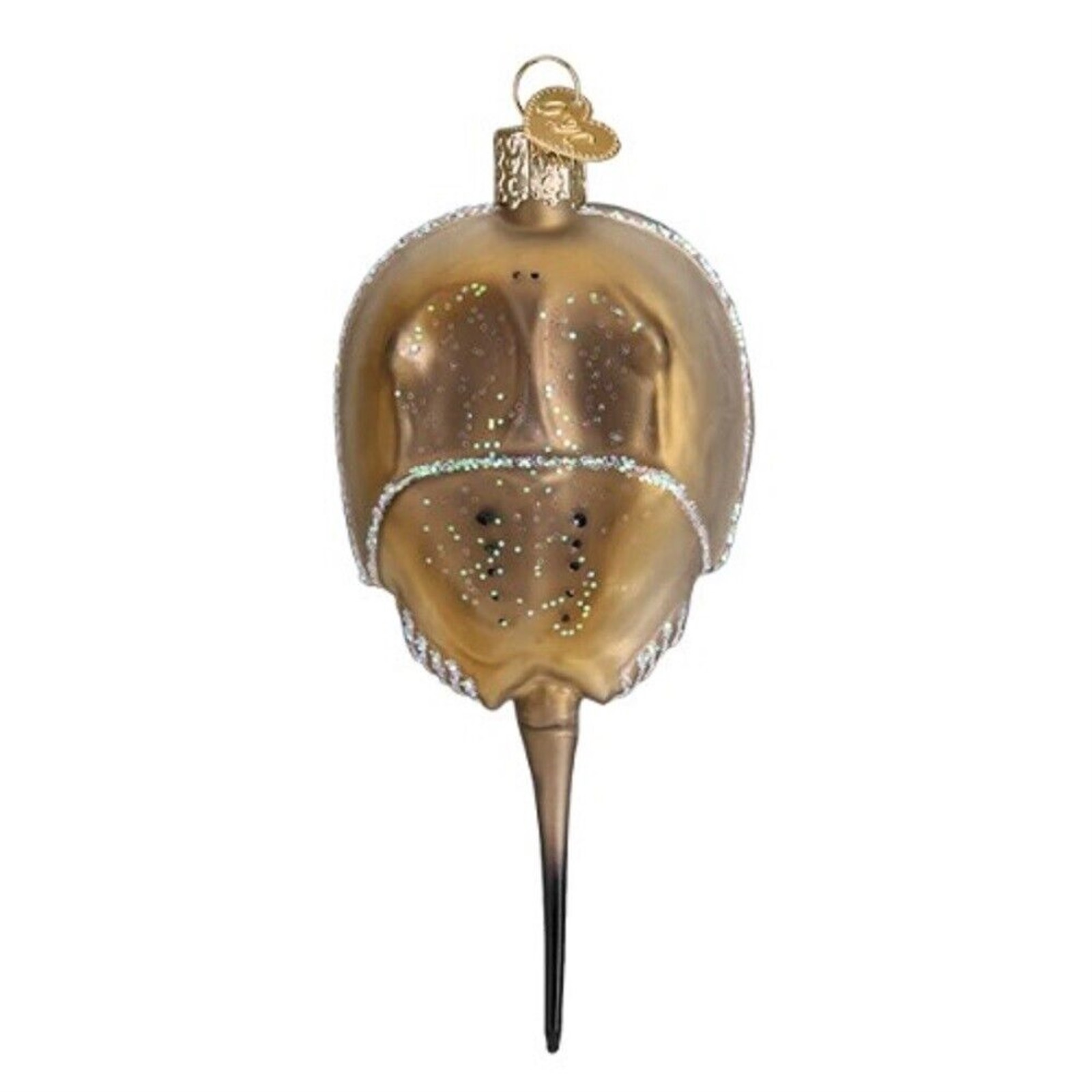 Old World Christmas Horseshoe Crab Glass Ornament FREE BOX 12568 New