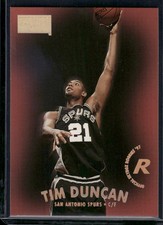 1997-98 SkyBox Premium #112 Tim Duncan Rookie Card. rookie card picture
