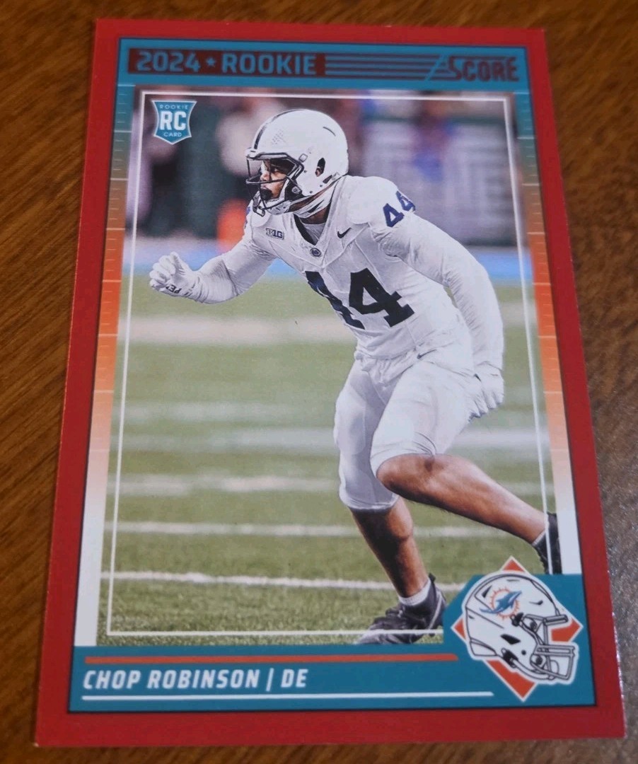 2024 Score - Rookies Chop Robinson #322 Red (RC)